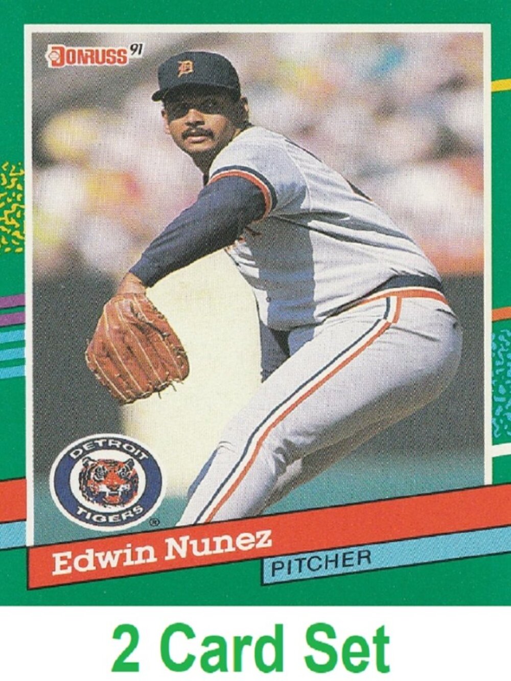 Edwin Nunez Baseball Card Collection
